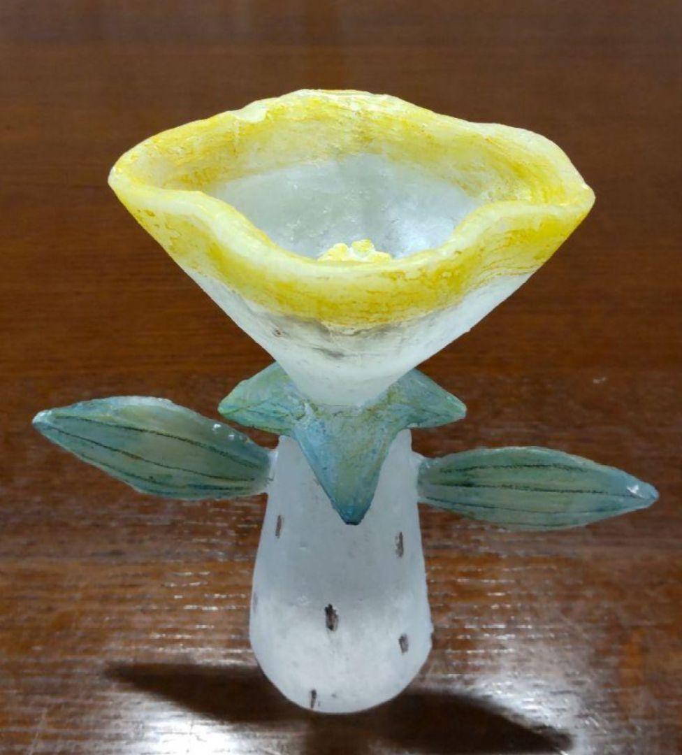 安達知江　お花のオブジェ