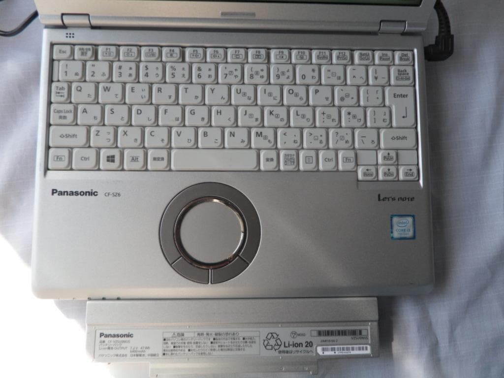 快速！Let's Note SZ6 i3 SSD 予備バッテリー付きWIN11