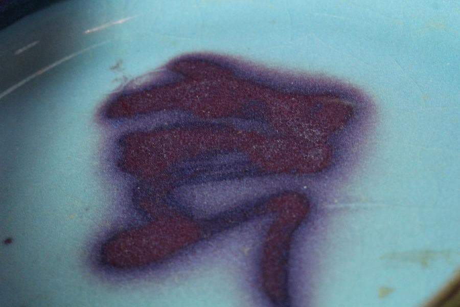 中国美術 鈞窯 斑紫釉 洗 φ18.5cm(K-LC214)