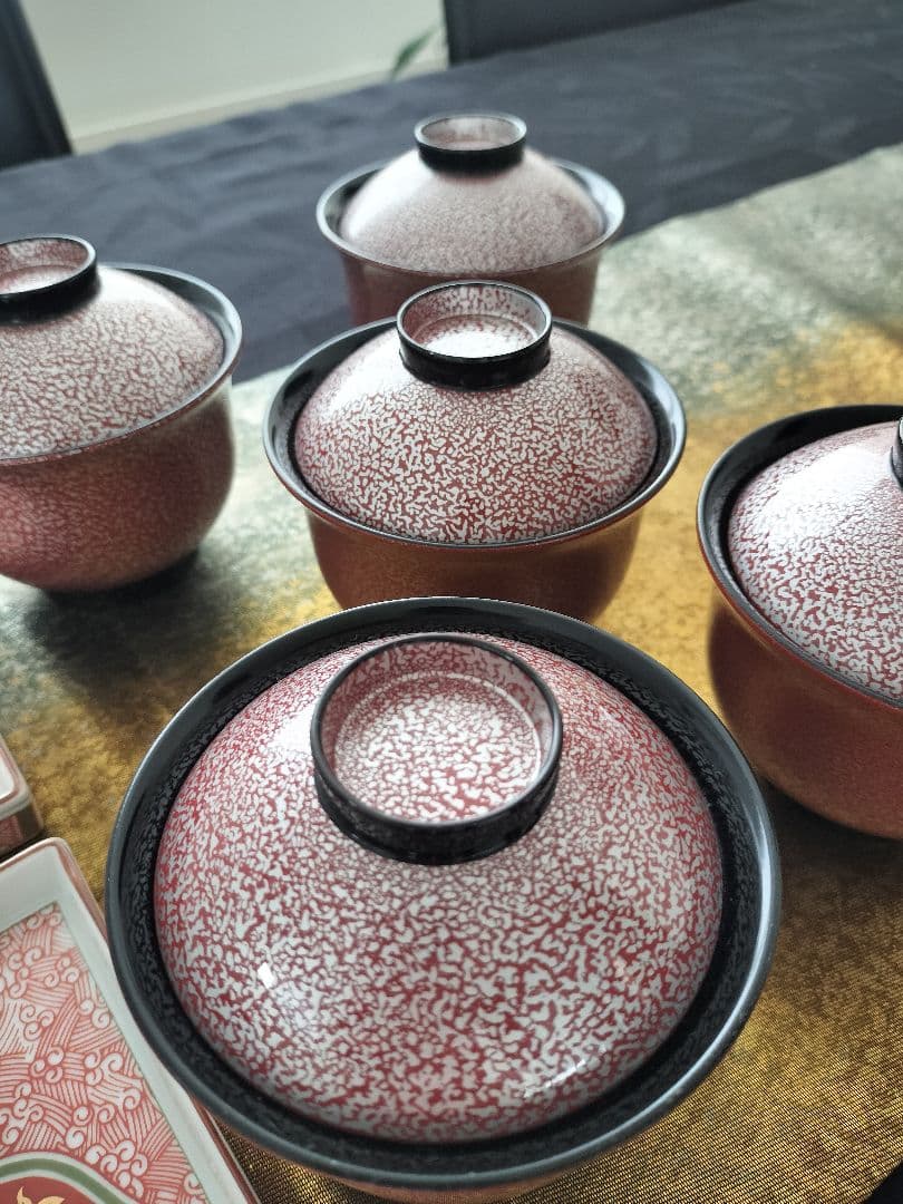 ひな祭り‼️取り皿５枚　漆器お椀５客
