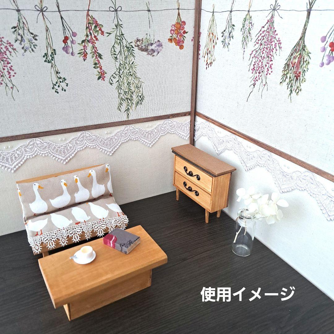 135 ミニチュア リバーシブル 背景ボード ドールハウス