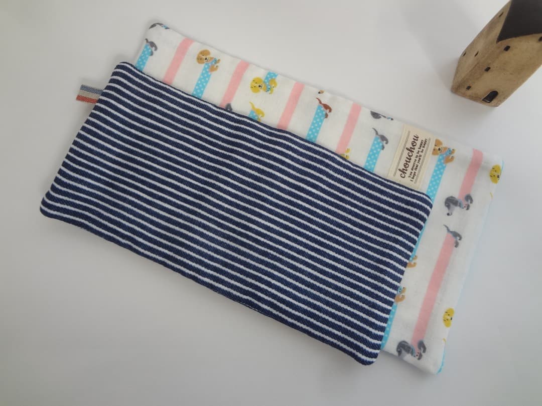 大きめ*パンダ*やわらかガーゼハンカチ4枚セット*ハンドメイド