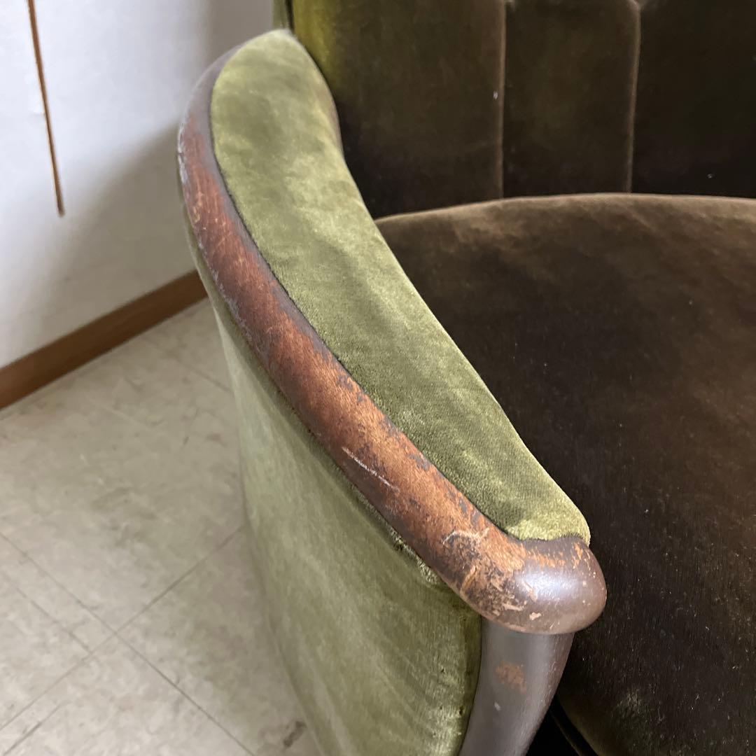 70’s ヴィンテージ アームソファ　アンティーク　ミッドセンチュリー　昭和