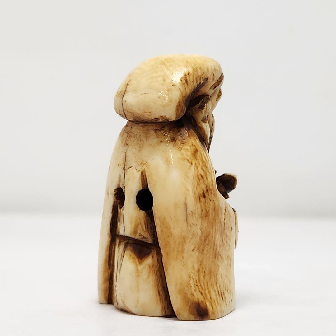 No.3 天然素材 時代物 根付け 提物 総重量18.9g
