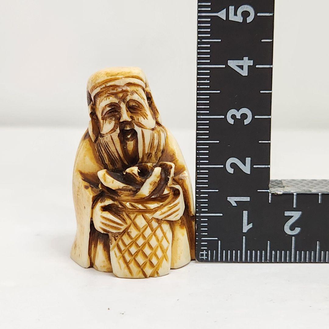 No.3 天然素材 時代物 根付け 提物 総重量18.9g