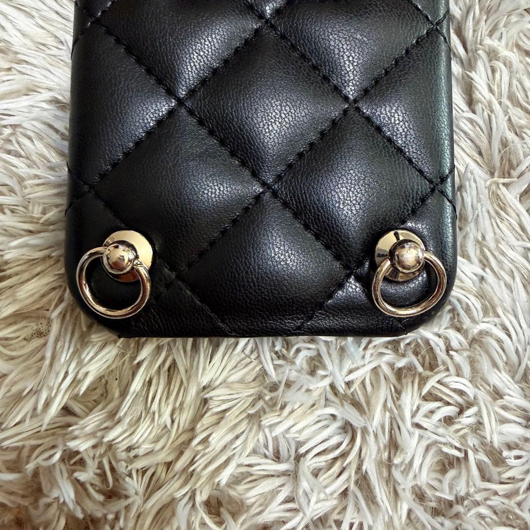 Darich キルティングiPhone 15 ケース ブラック