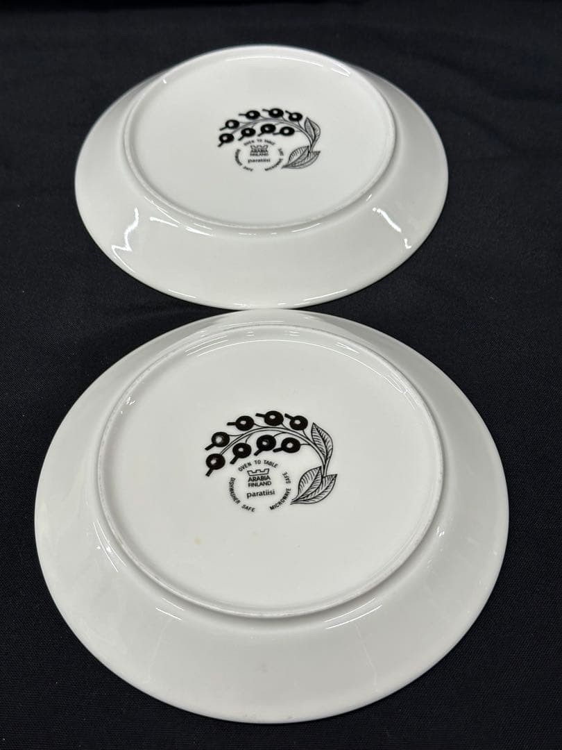 【USED美品】旧ロゴ　ARABIA パラティッシ　ブラック　2P