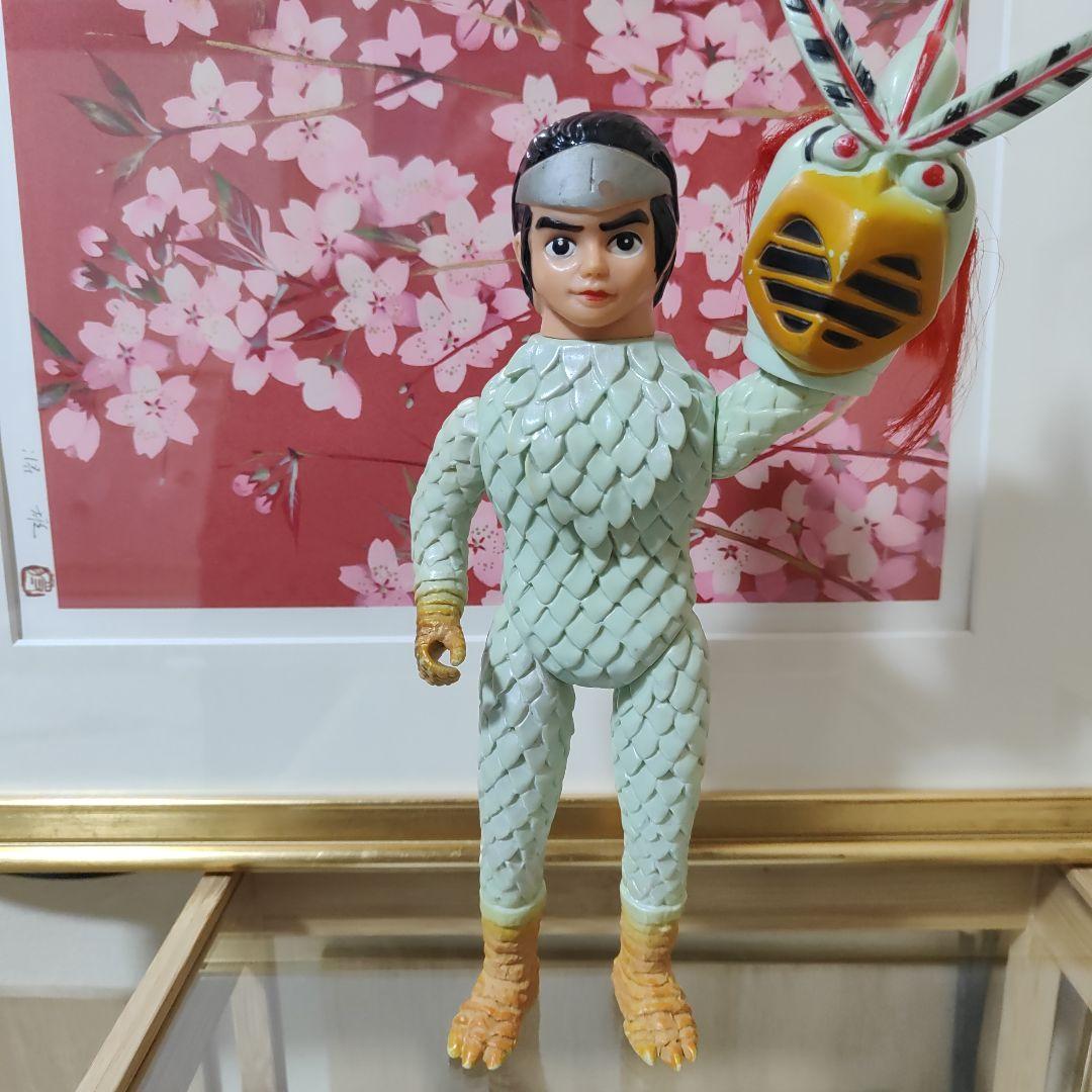 当時物　バンダイ　変身忍者嵐　面取れ