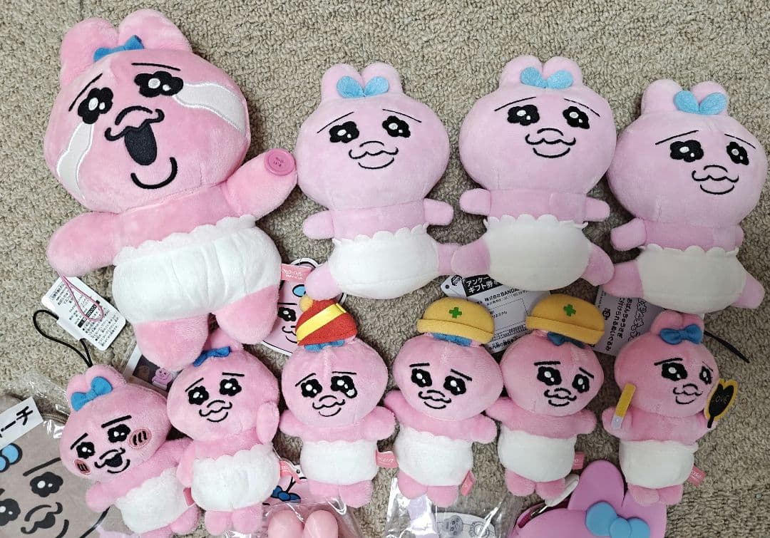 非売品レア♥おぱんちゅうさぎ♥ぬいぐるみ♥腕時計♥シリコンポーチ等１７点セット♥