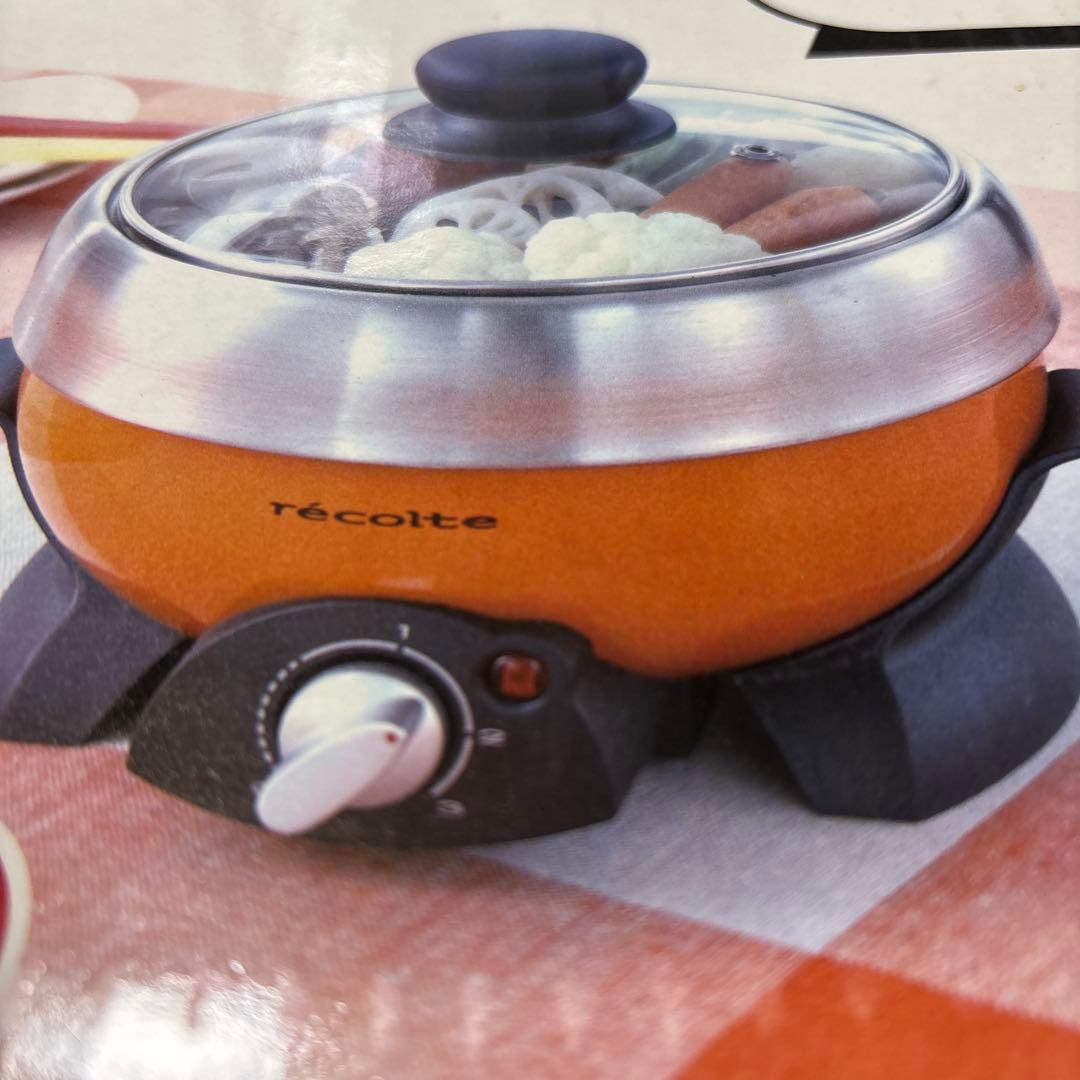 rccolte ＰＯTＤＵＯグリルスチーム揚げ物チーズフォンデュ焼き新品未使用
