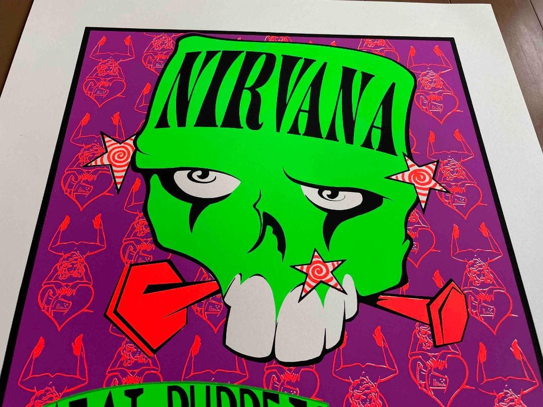 NIRVANA　Lee Bolton　版画 ポスター kozik