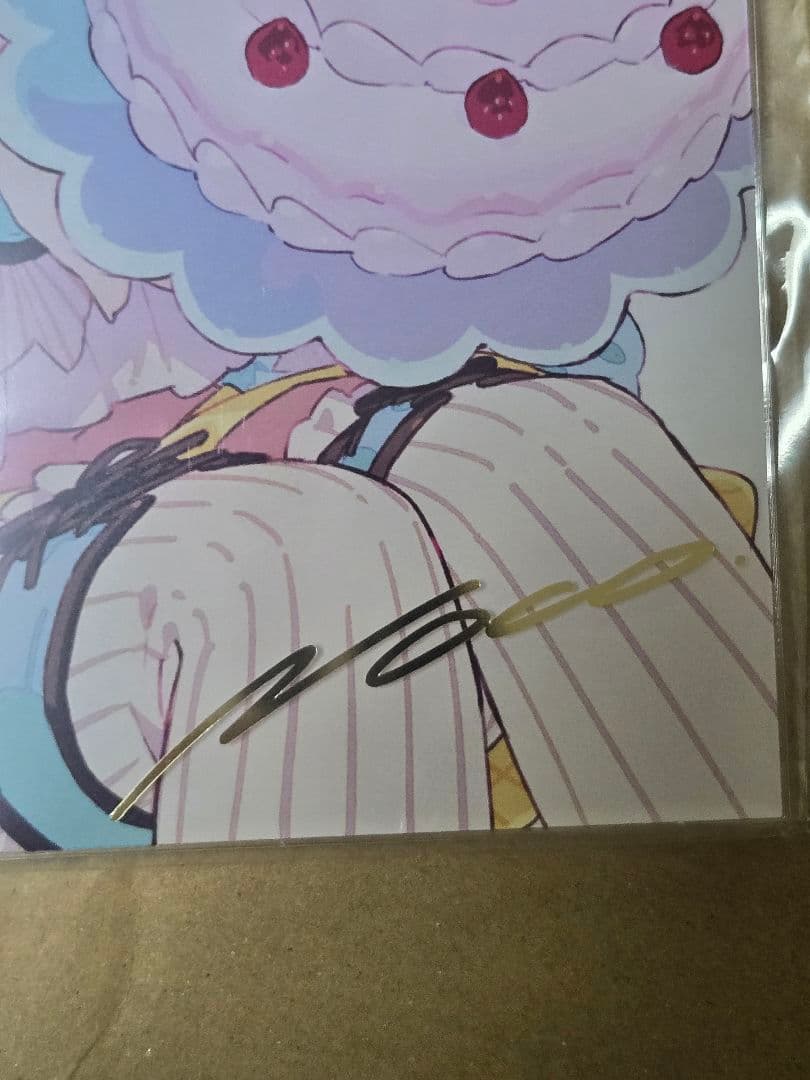 ソフィーのアトリエ NOCO氏複製箔押しサイン入り アクリルプレート