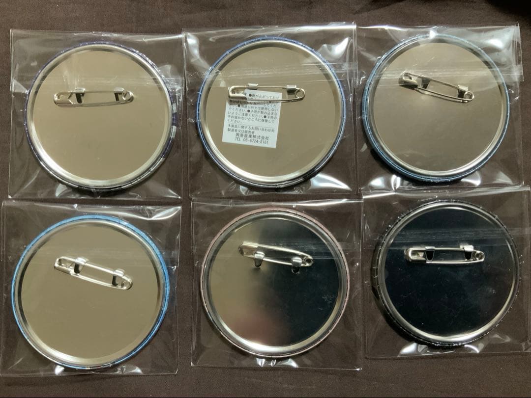 銀魂　坂田銀時　土方十四郎　缶バッジ　ナンジャタウン　J-WORLD 6点