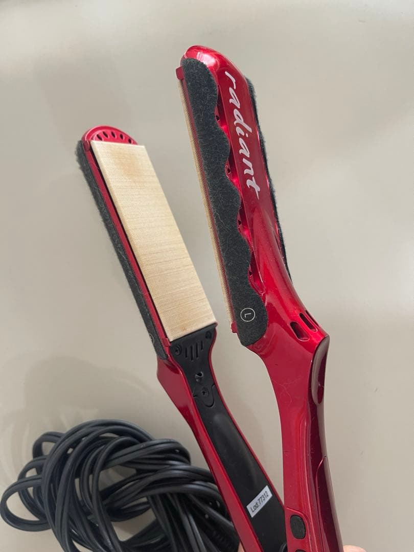 シルクプロアイロンradiant（35mmタイプ） レッド　ジャンク品