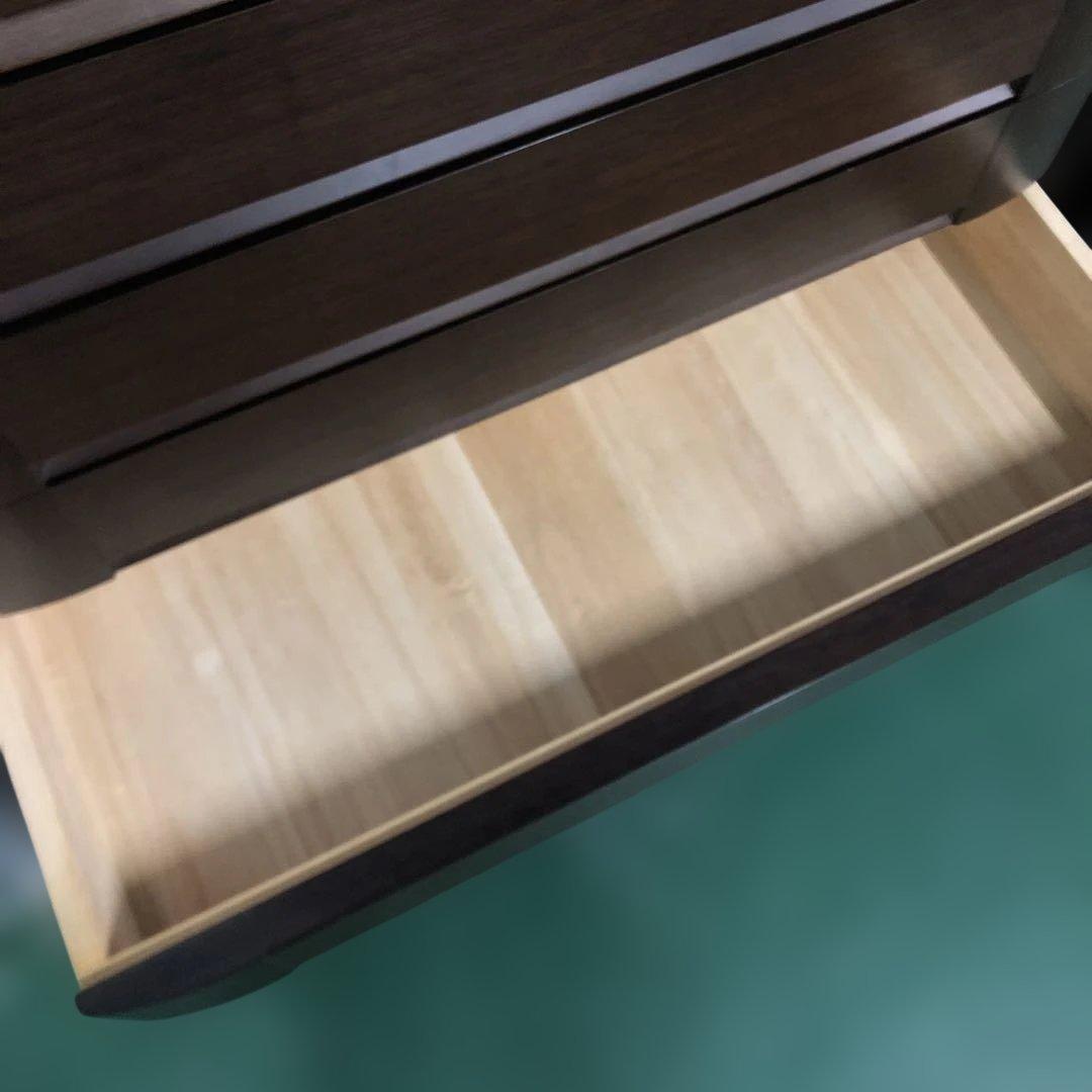 府中家具 チェスト 8段 天然木 タンス ウレタン樹脂塗装