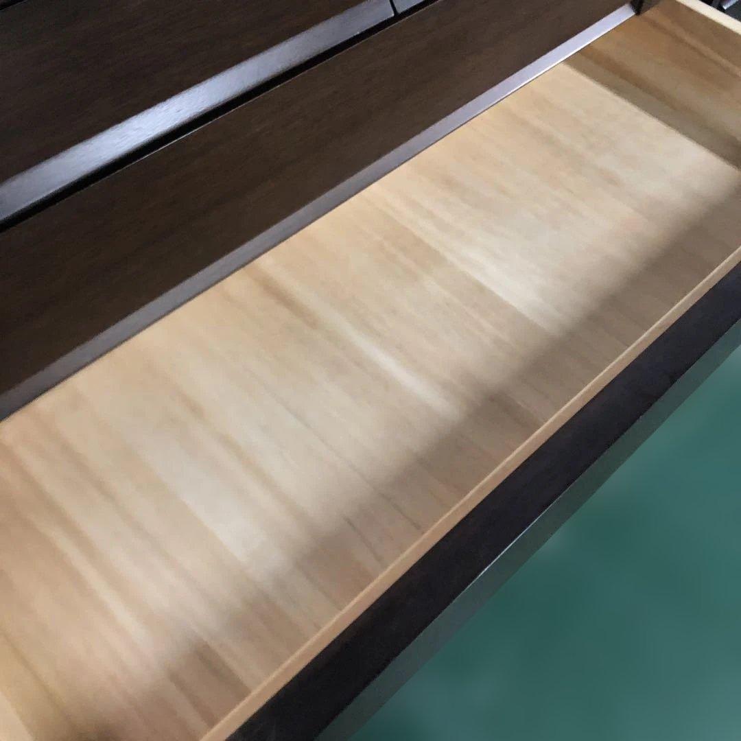 府中家具 チェスト 8段 天然木 タンス ウレタン樹脂塗装