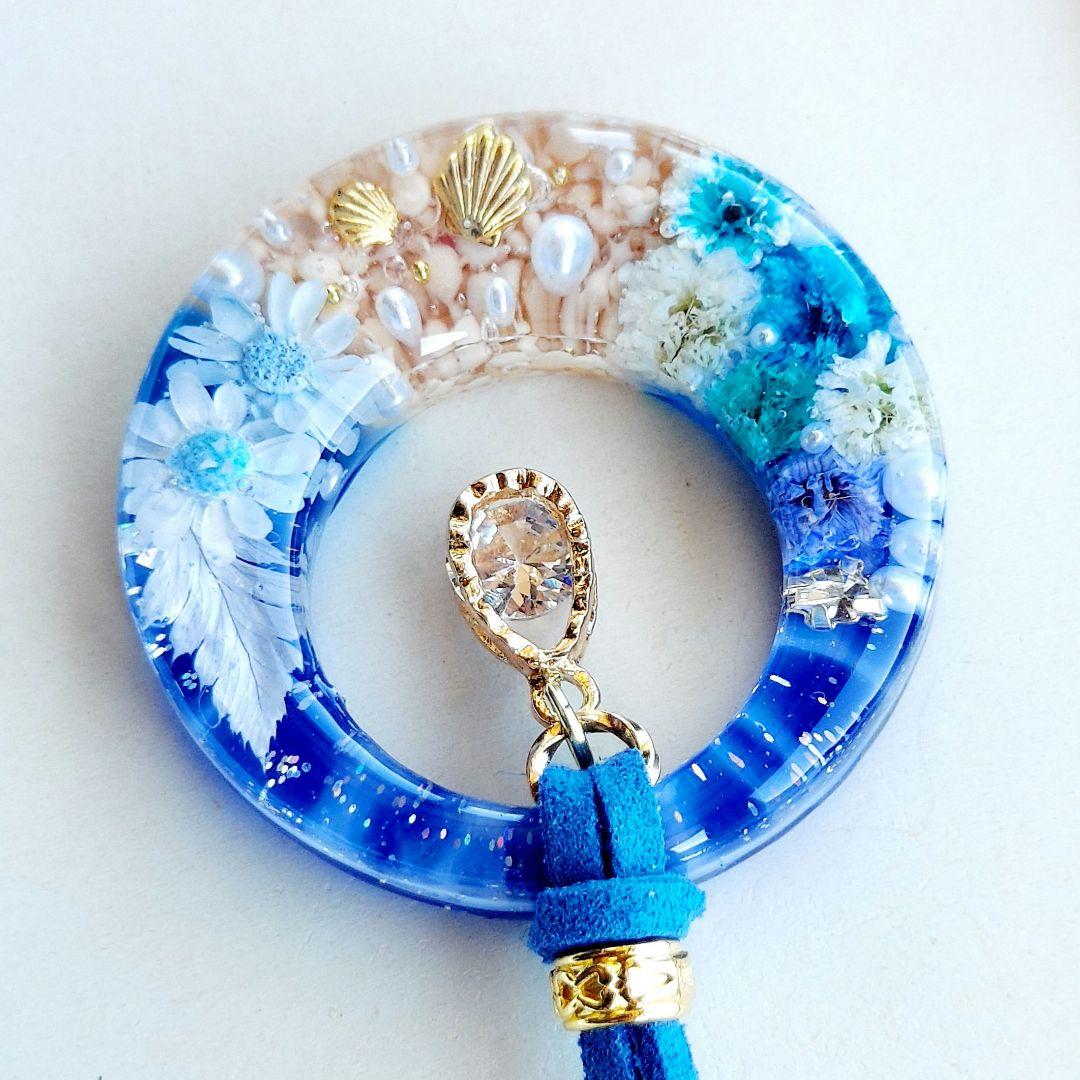 【1603】レジン　海　ネックレス　ペンダント　ハンドメイド