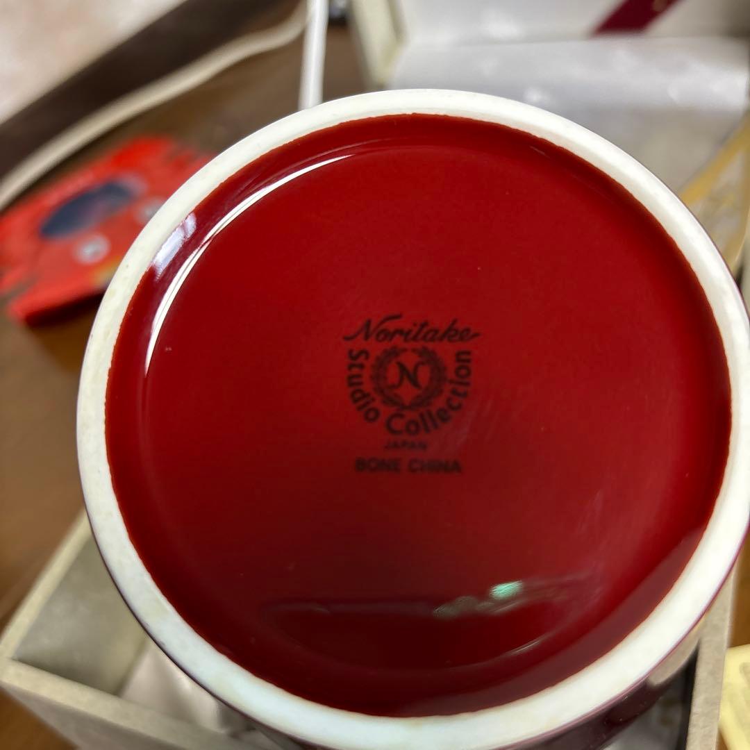 ノリタケ 辰砂 真紅 新品未使用品