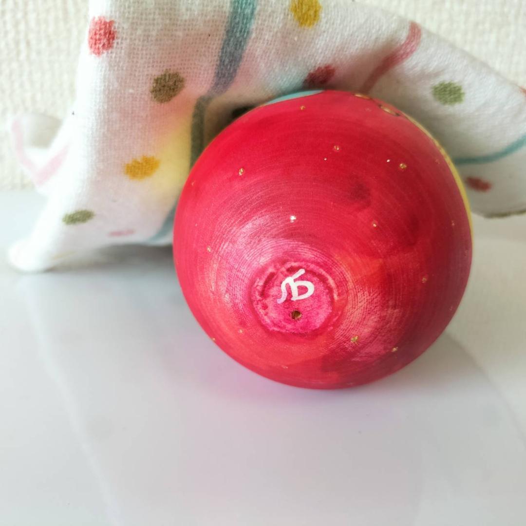 【LYH154】北欧雑貨のインテリア リューバ作の起き上がりこぼし