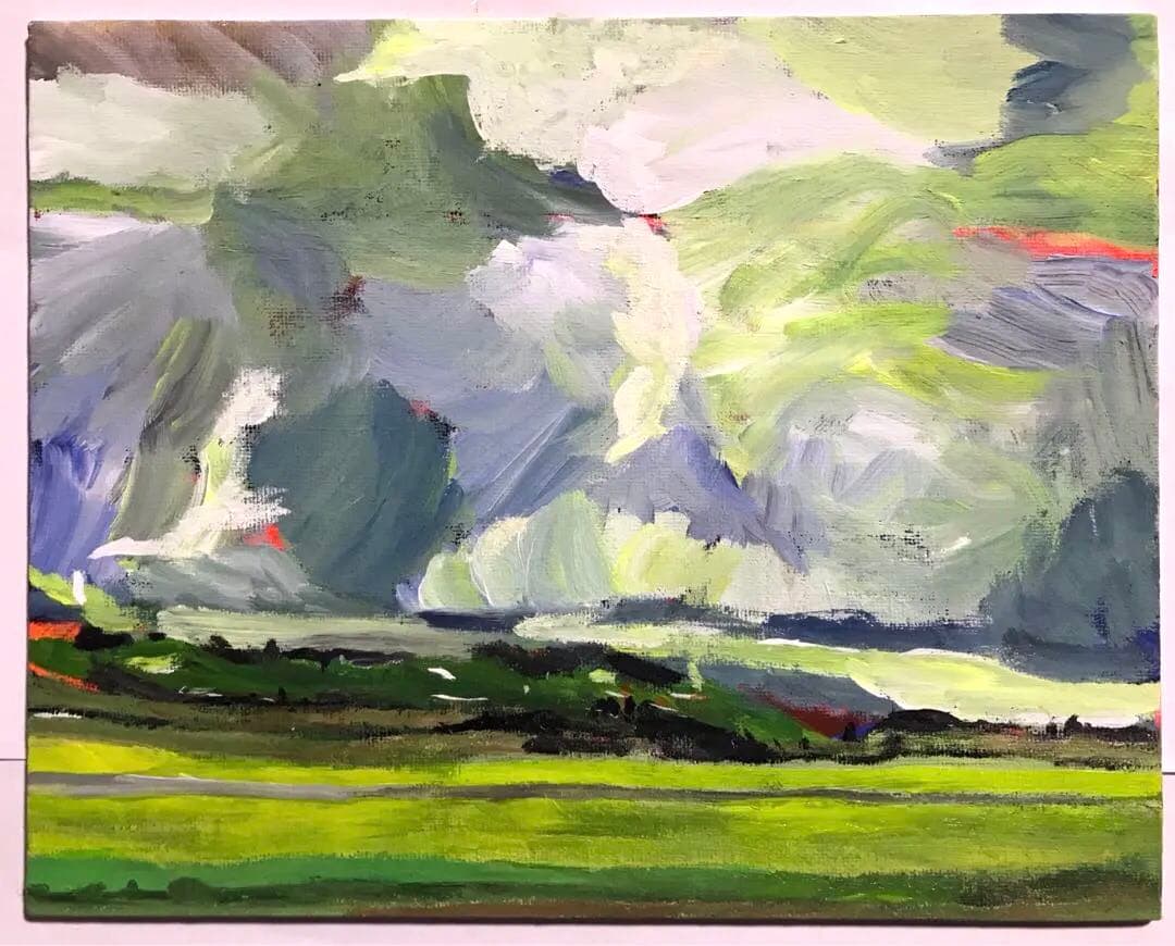 アクリル画 無題 140