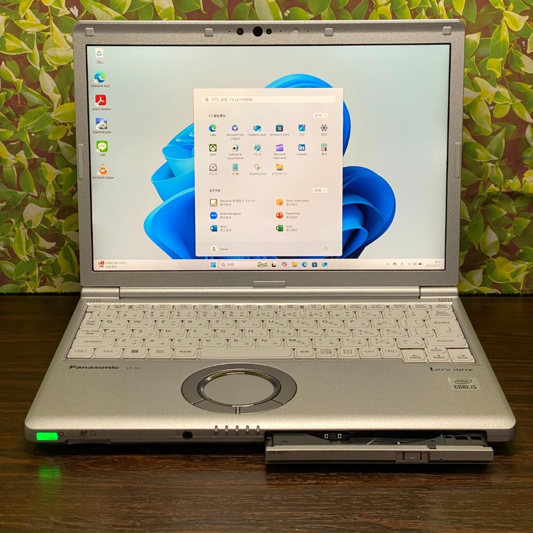 美品 CF-SV9 i5 8GB 1TB DVD Win11 (K615)