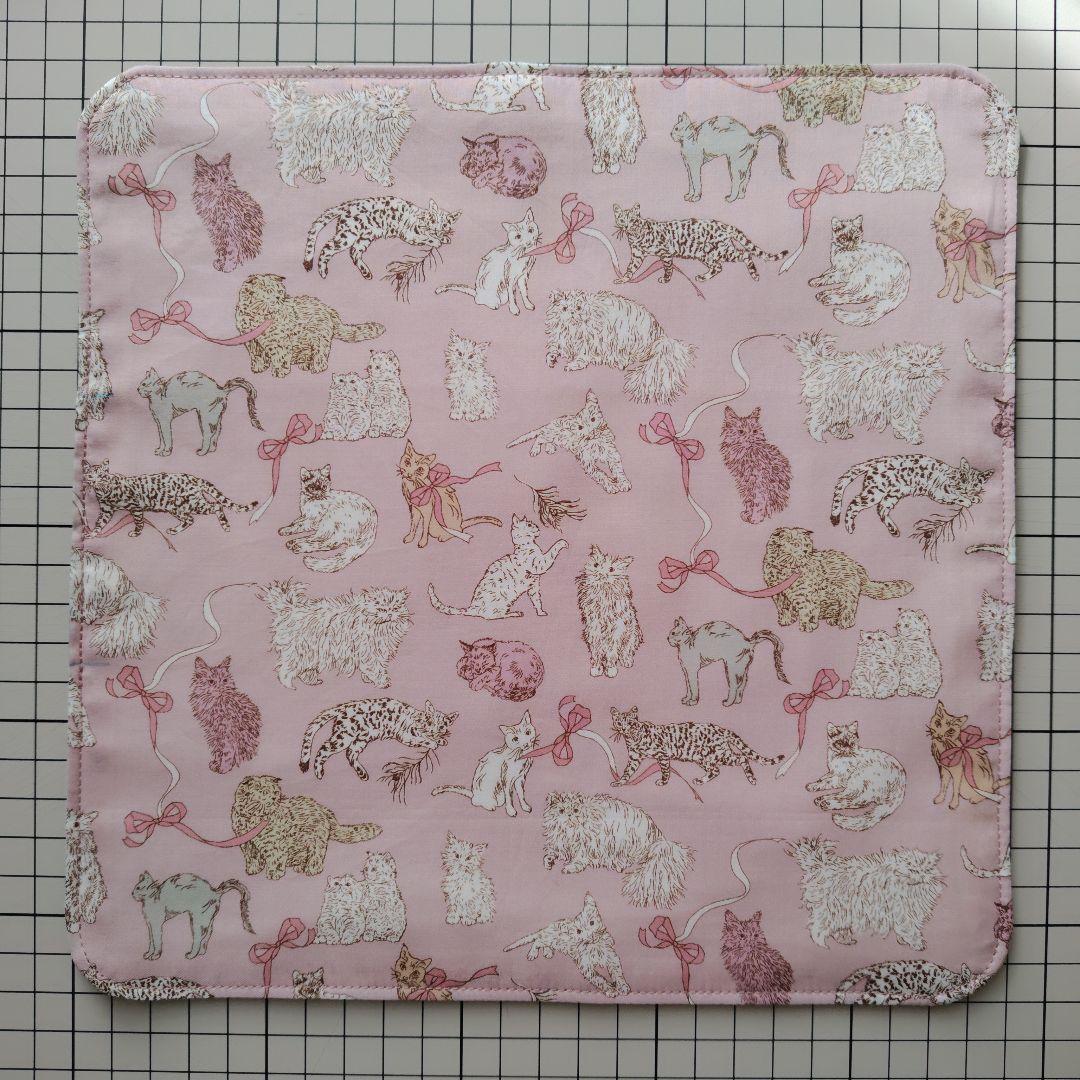 ハンドメイド　ガーゼハンカチ　リバティ生地　タナローン　ダブルガーゼ　H044