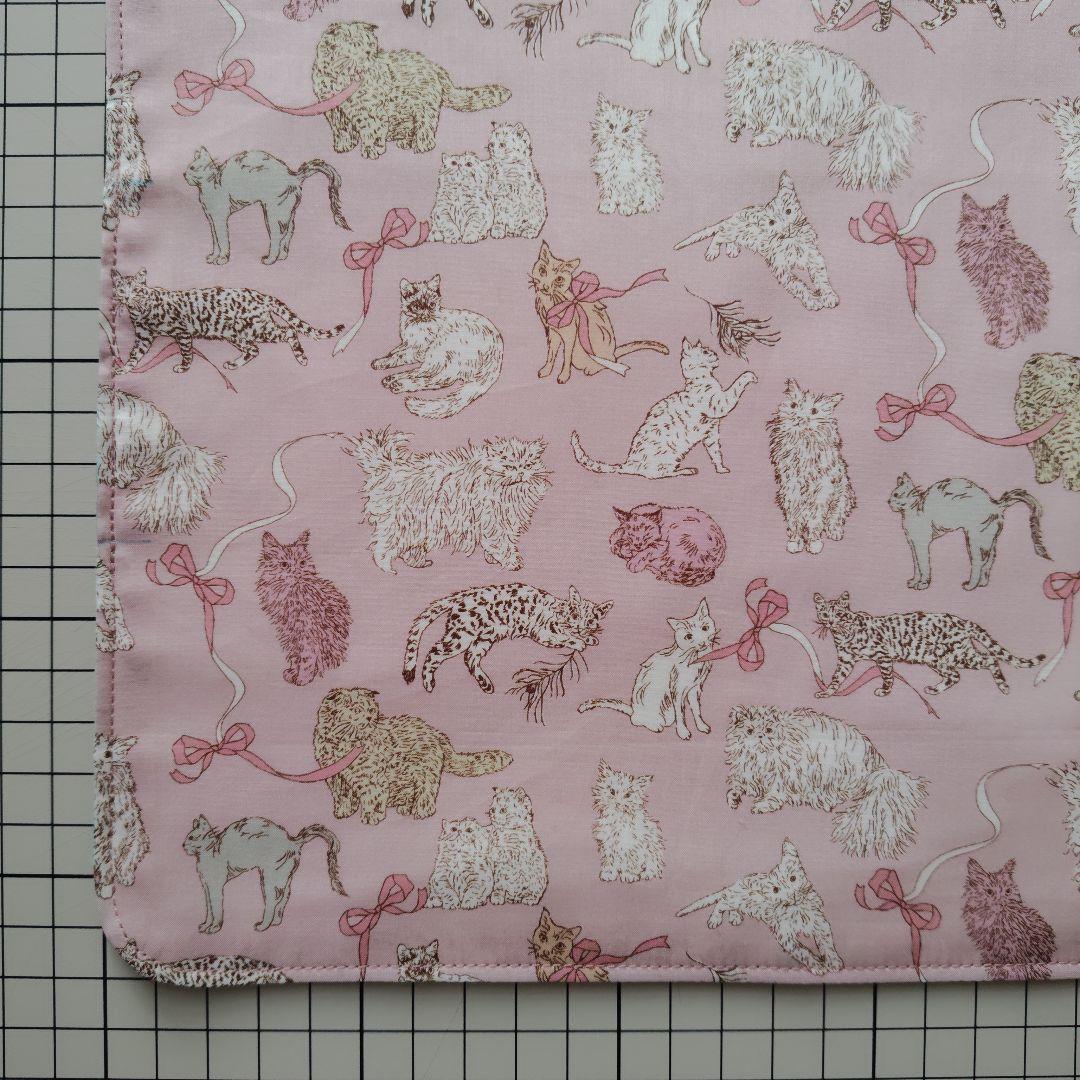 ハンドメイド　ガーゼハンカチ　リバティ生地　タナローン　ダブルガーゼ　H044