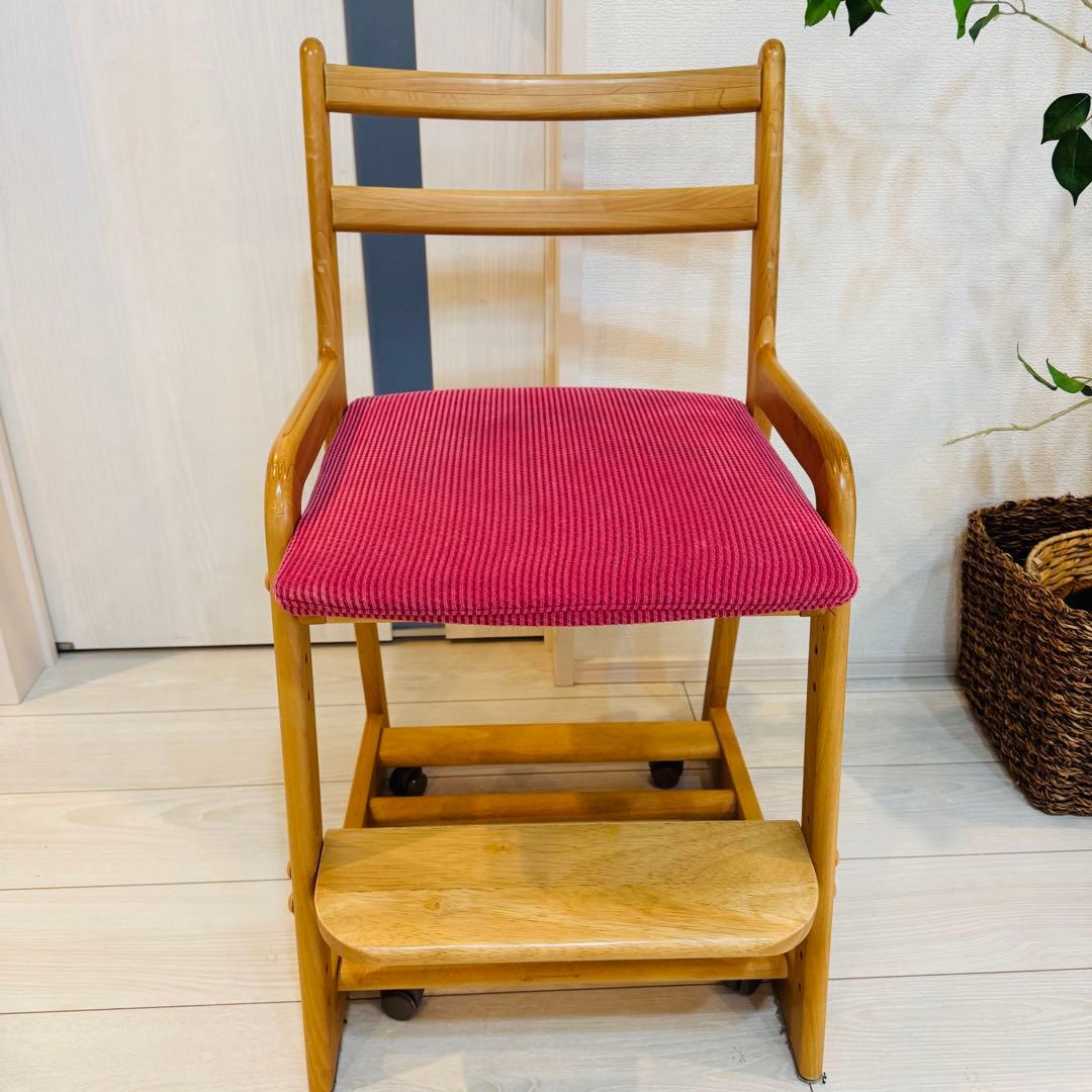 【一生紀】学習椅子 LIFE-2 KD DESK CHAIR チェア ピンク