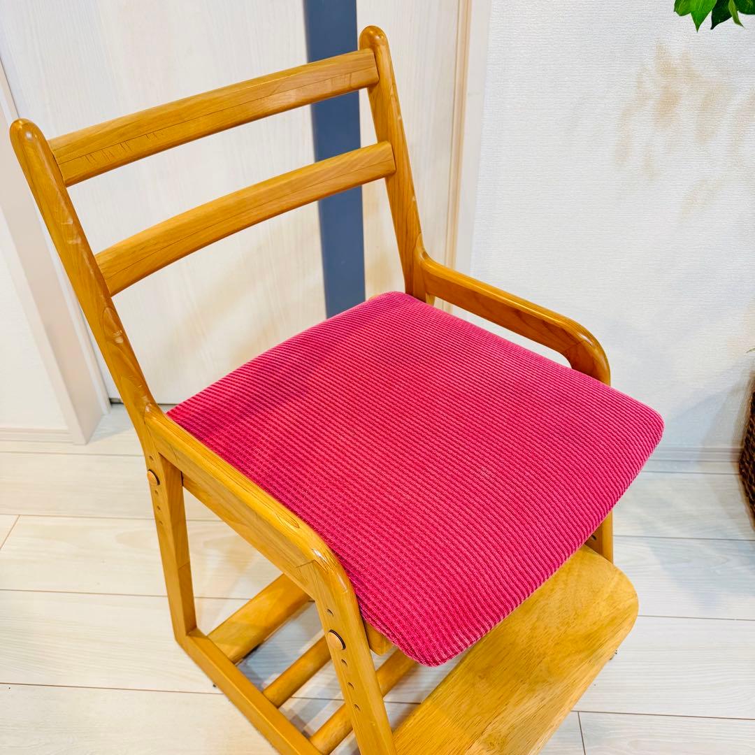 【一生紀】学習椅子 LIFE-2 KD DESK CHAIR チェア ピンク