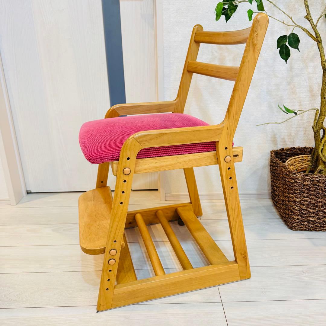 【一生紀】学習椅子 LIFE-2 KD DESK CHAIR チェア ピンク