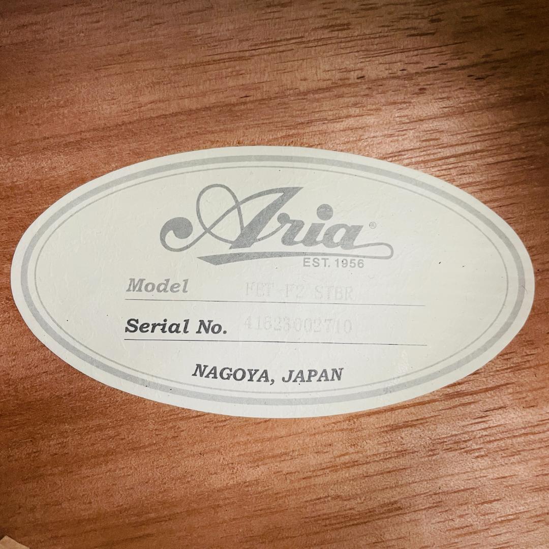 美品 ARIA FET-F2 STBR Stained Brown【整備品】