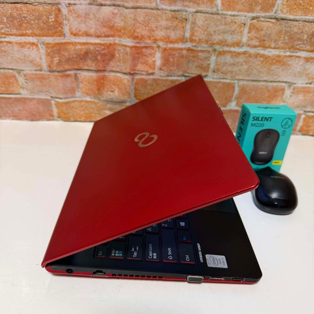 美品　富士通タッチ2K画面ノートPC Corei5 SSD128GB Win11