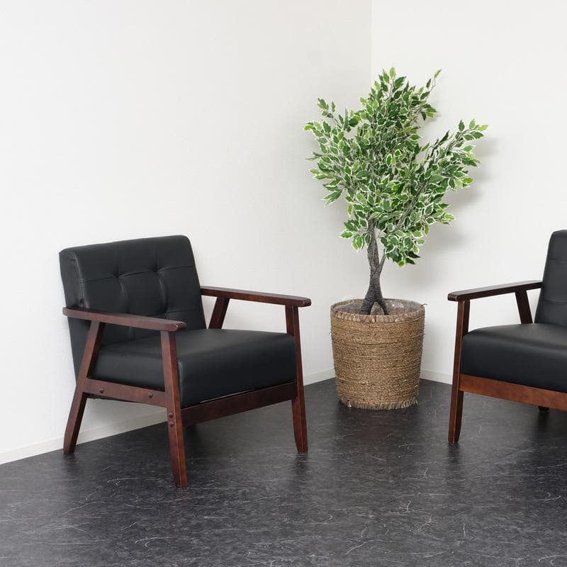 KR DC OS 1　1人掛け用ソファ　1Pソファ　ブラック