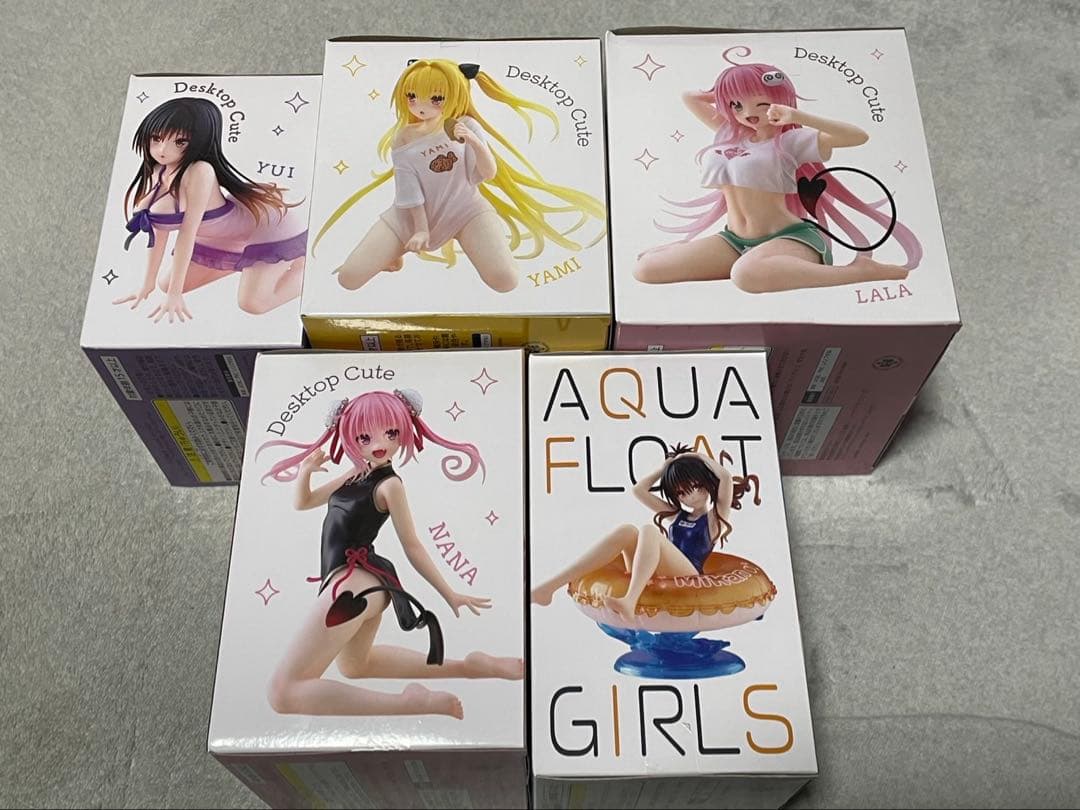 ToLOVEるダークネス　ララ＆ナナ＆金色の闇＆古手川唯＆結城美柑　フィギュア