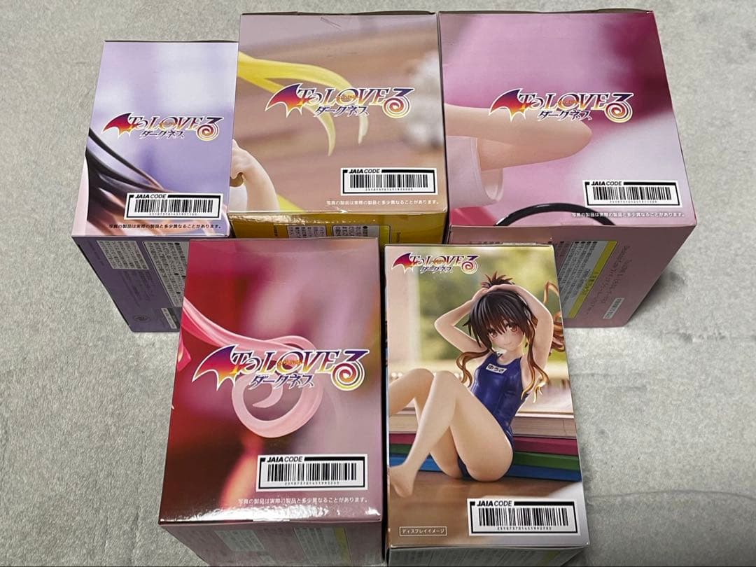 ToLOVEるダークネス　ララ＆ナナ＆金色の闇＆古手川唯＆結城美柑　フィギュア