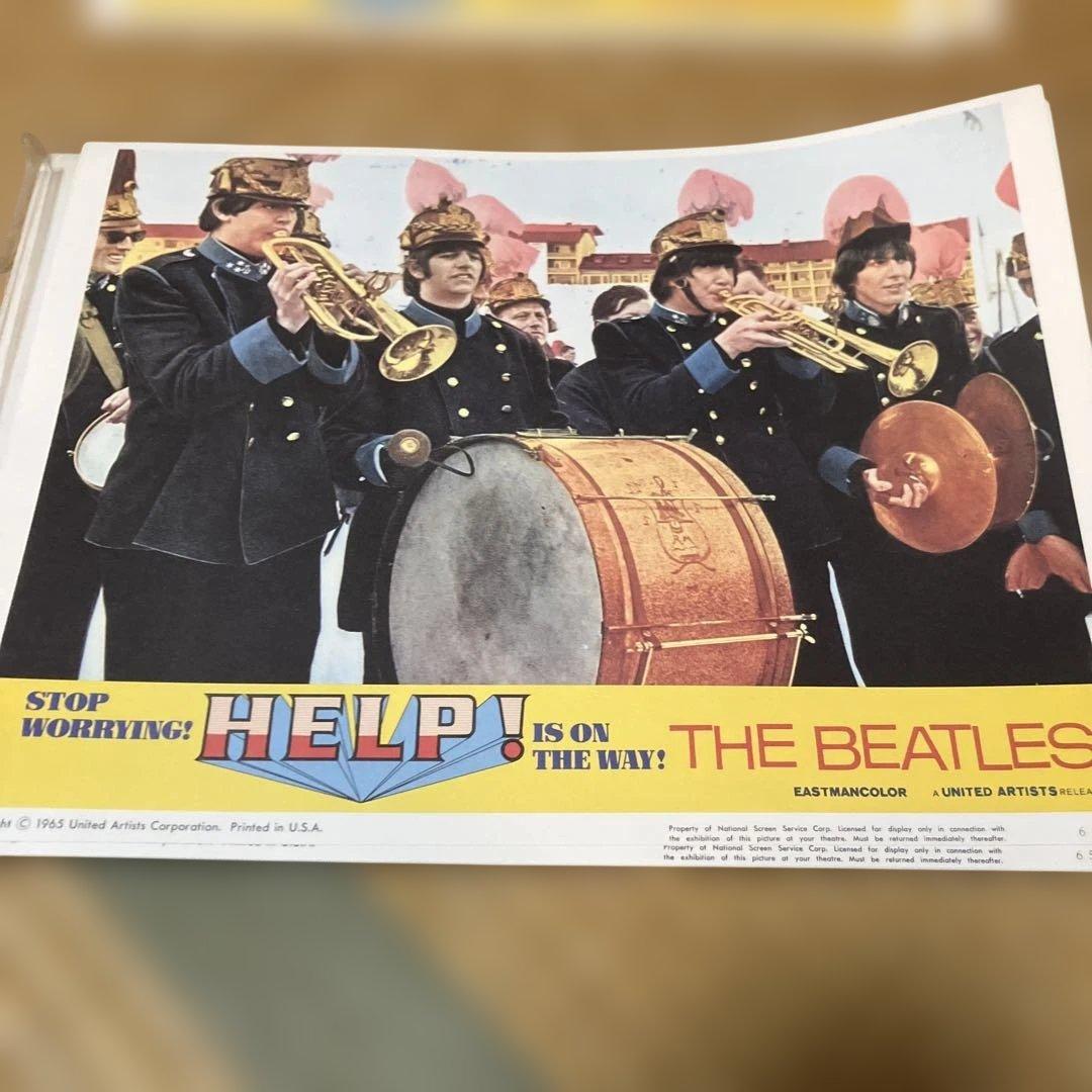 ビートルズ HELP! ロビーカード 8枚セット 1965THE BEATLES