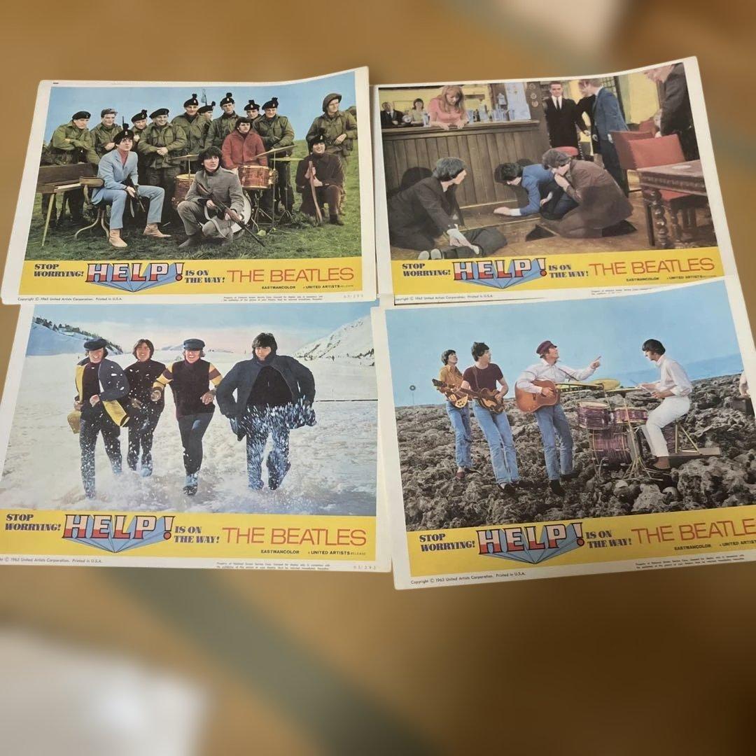 ビートルズ HELP! ロビーカード 8枚セット 1965THE BEATLES
