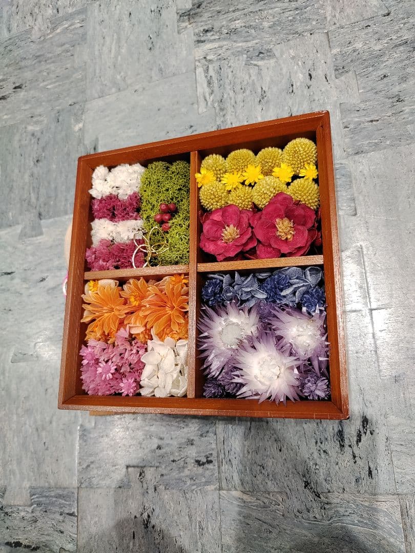 お正月アレンジ　重箱（1段）