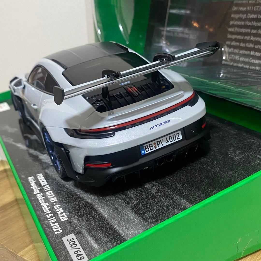 1/18 ミニチャンプス　ポルシェ911 992 GT3 RS ニュル