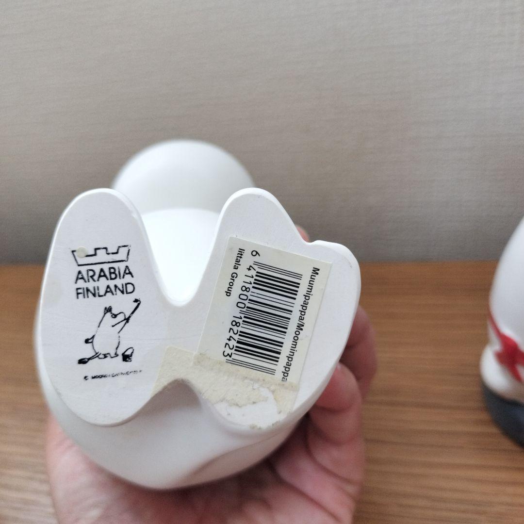 ARABIA　2012年廃盤品ムーミン　ママ　パパ　3体　陶器置物　フィギュア