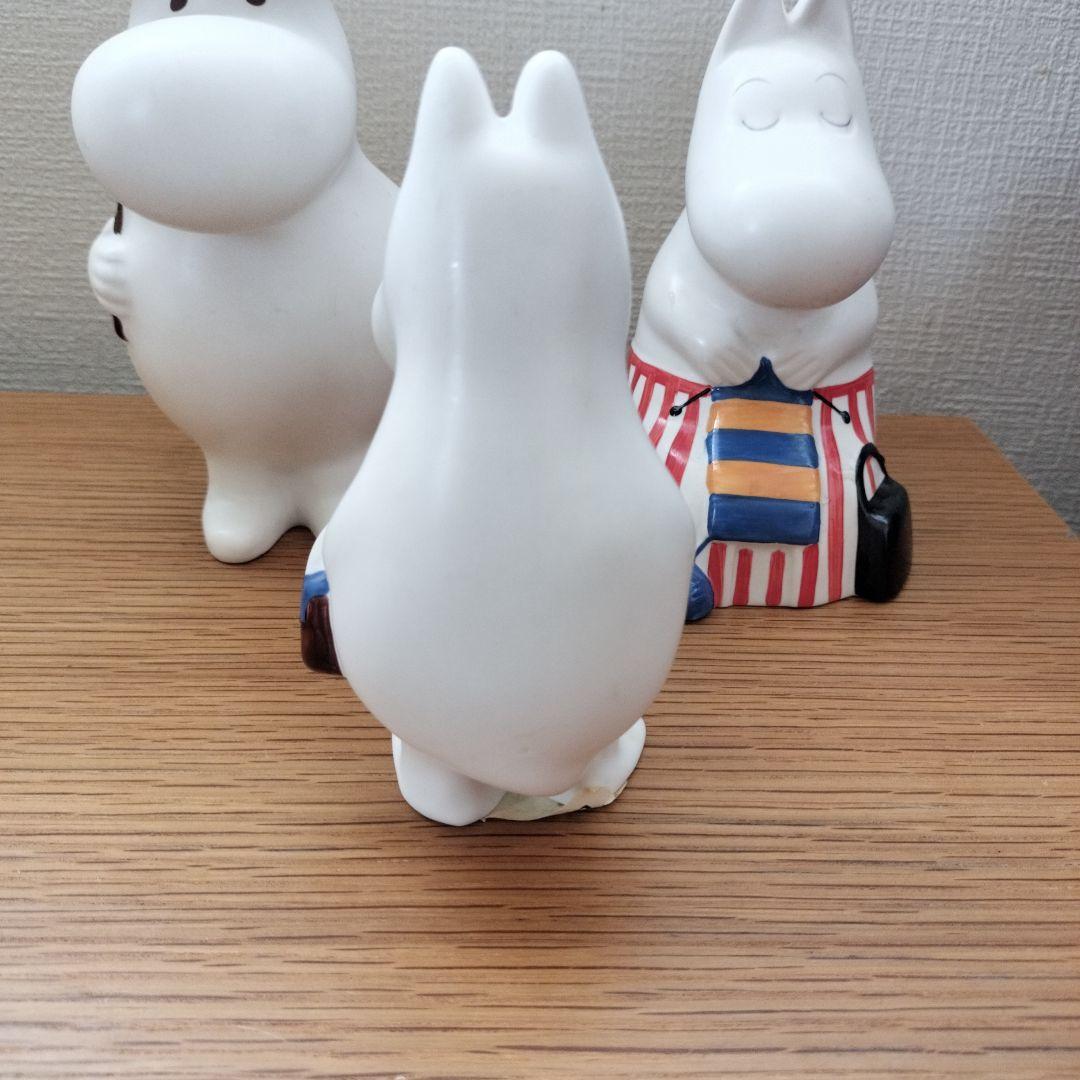 ARABIA　2012年廃盤品ムーミン　ママ　パパ　3体　陶器置物　フィギュア
