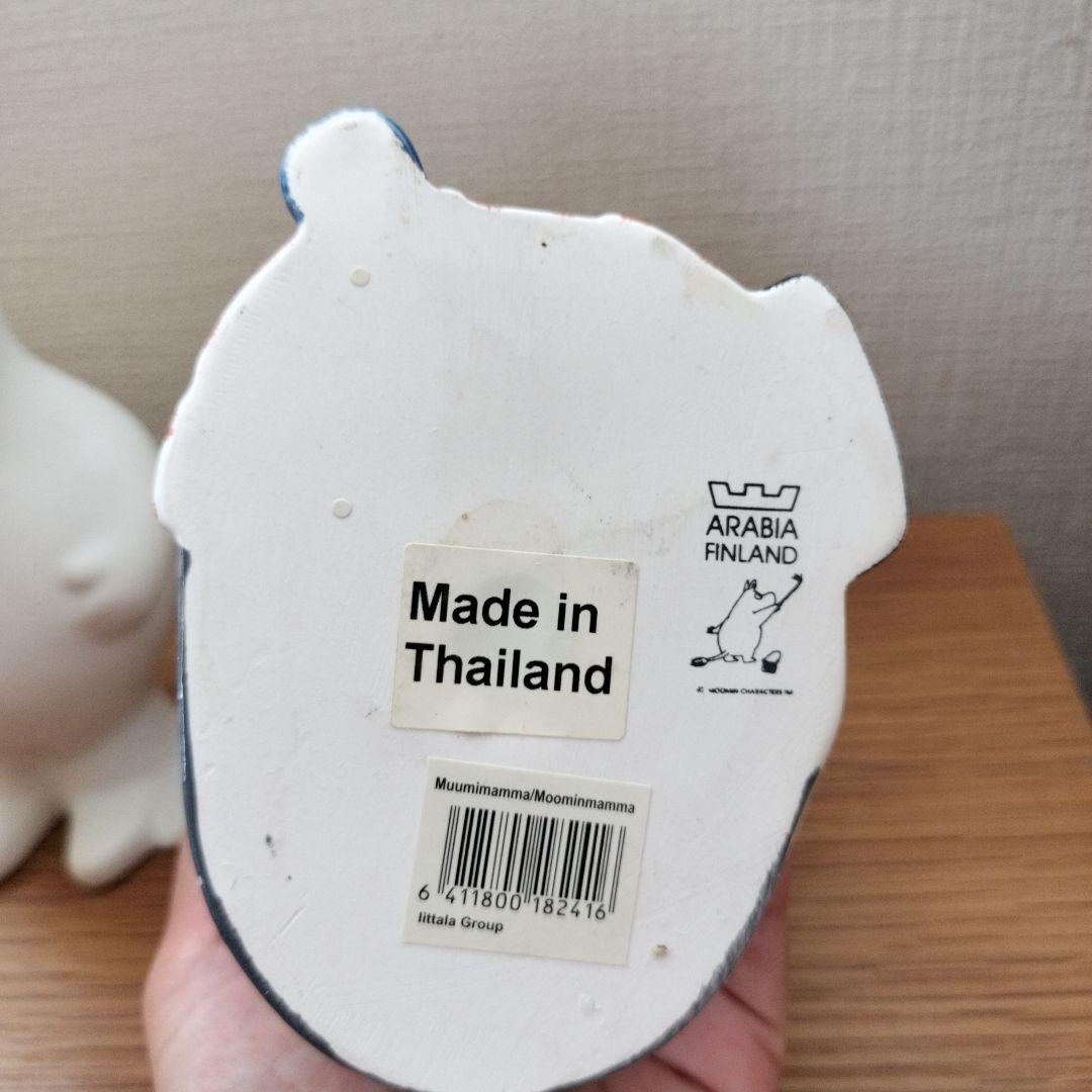 ARABIA　2012年廃盤品ムーミン　ママ　パパ　3体　陶器置物　フィギュア