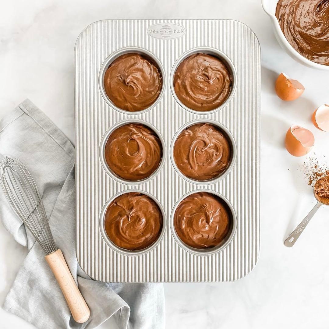 USA PAN マフィン型 ベイキングカップ 6個用 丸型 未使用品