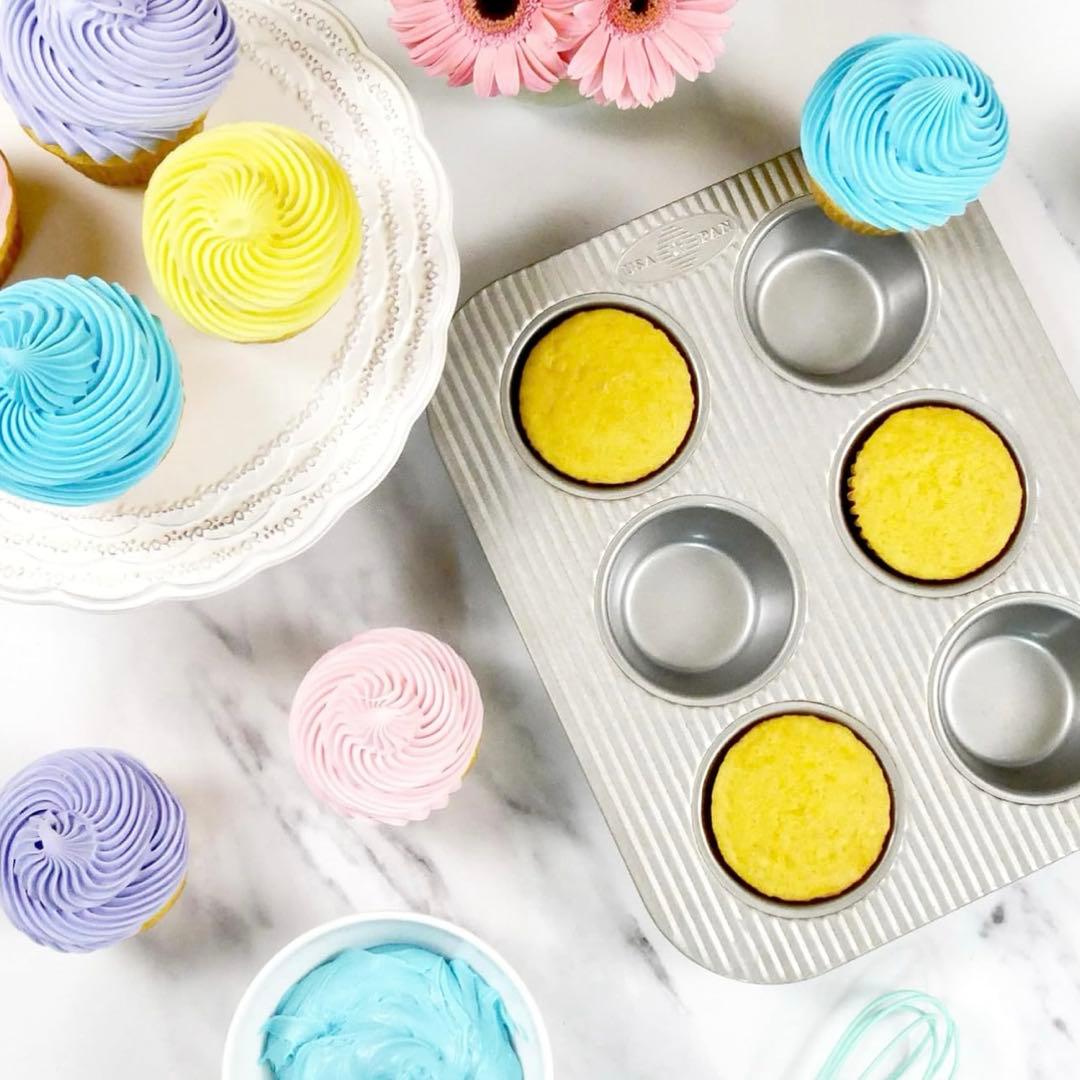 USA PAN マフィン型 ベイキングカップ 6個用 丸型 未使用品