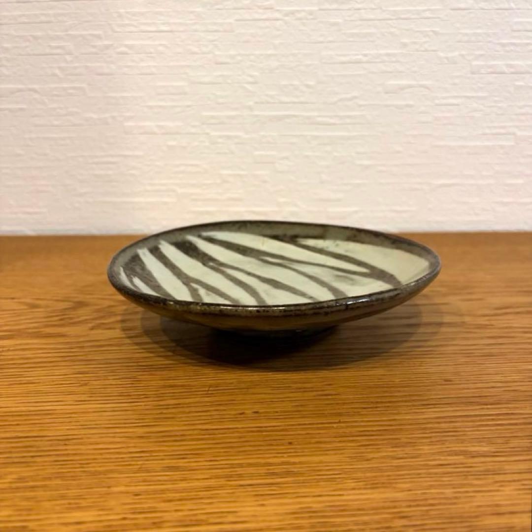 島岡龍太　中皿　象嵌　益子焼　島岡達三　合田義道　民芸　民藝　希少　レア　作家④