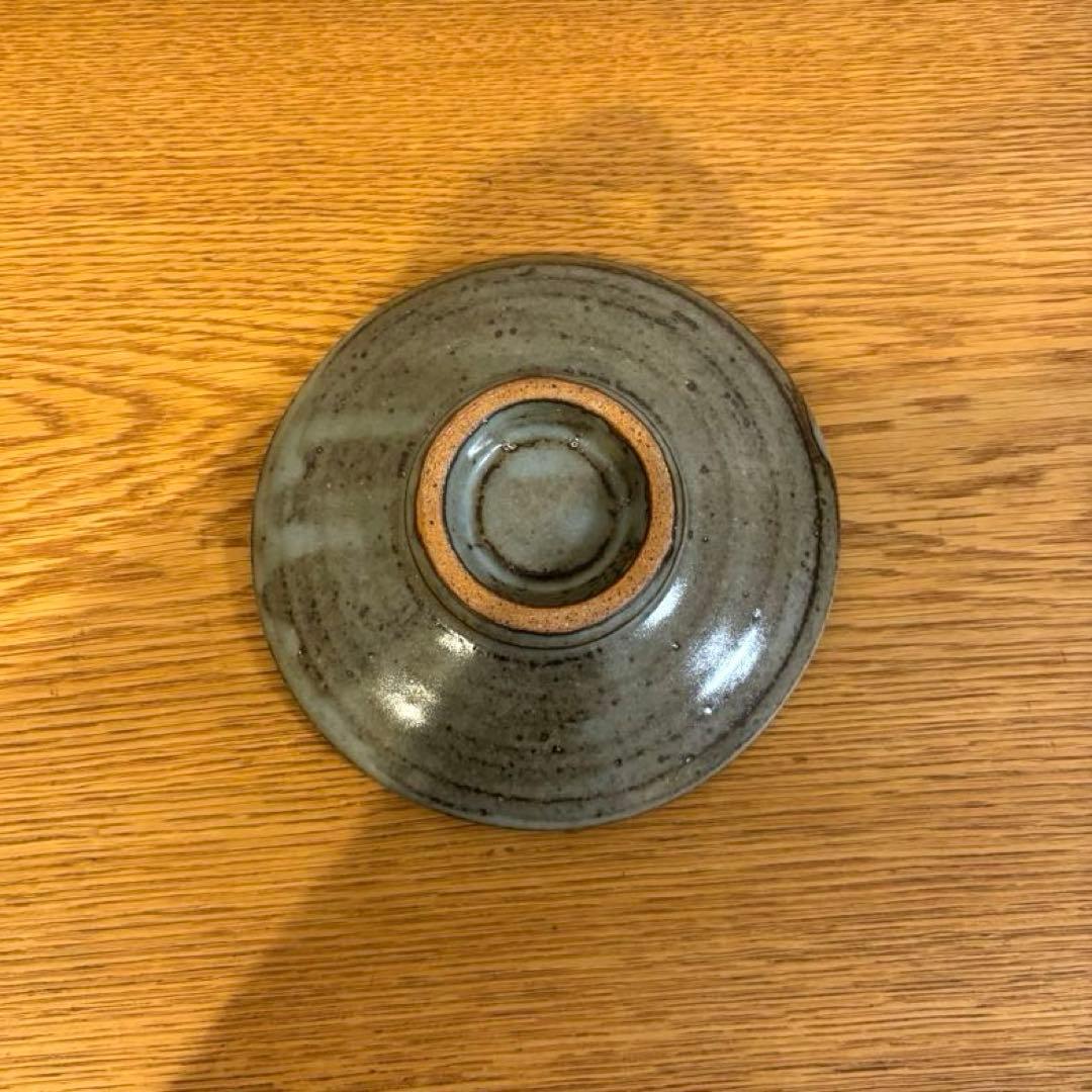 島岡龍太　中皿　象嵌　益子焼　島岡達三　合田義道　民芸　民藝　希少　レア　作家④