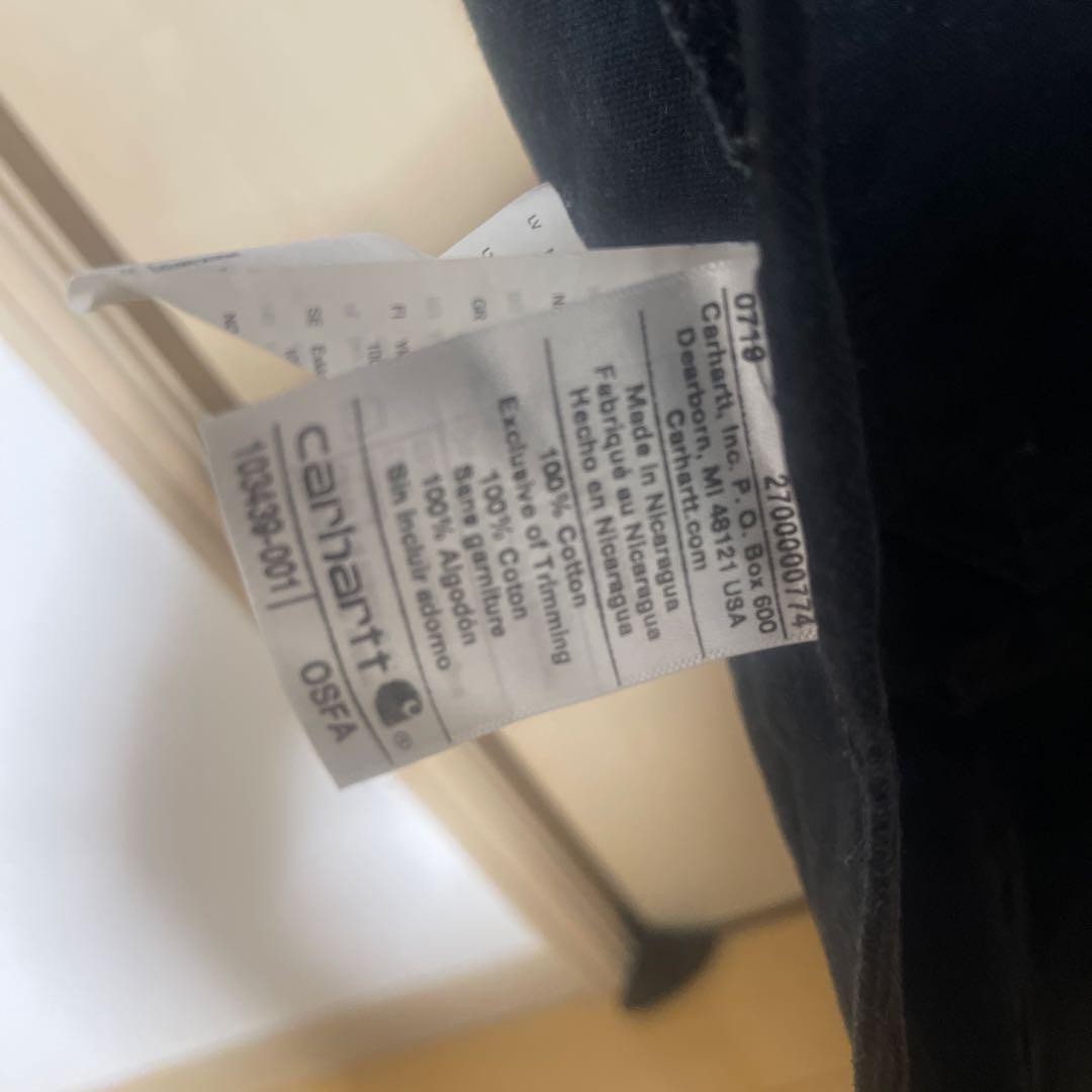 Carhartt ブラックエプロン ダック生地