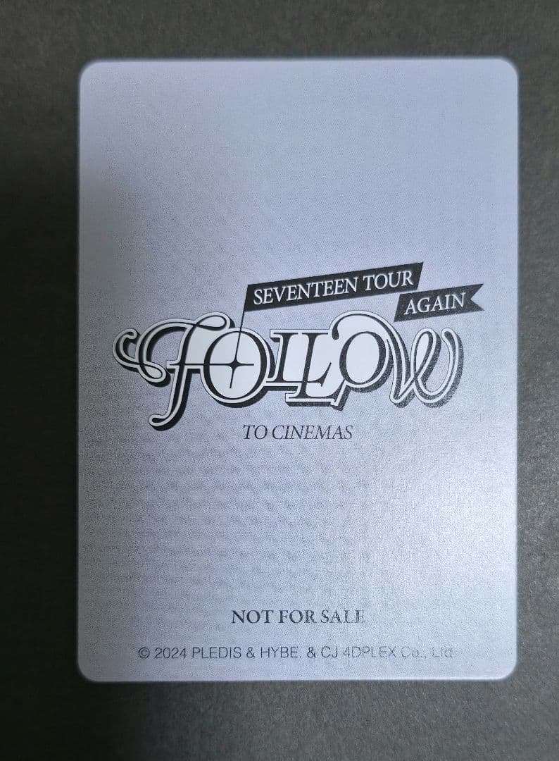 SEVENTEEN 映画 FOLLOW AGAIN 入場特典 THE8 ミンハオ
