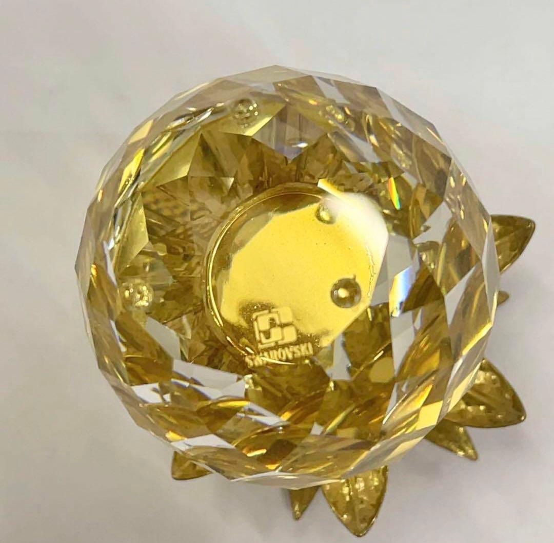廃盤品！スワロフスキー パイナップル キャンドルホルダー Lサイズ 置物