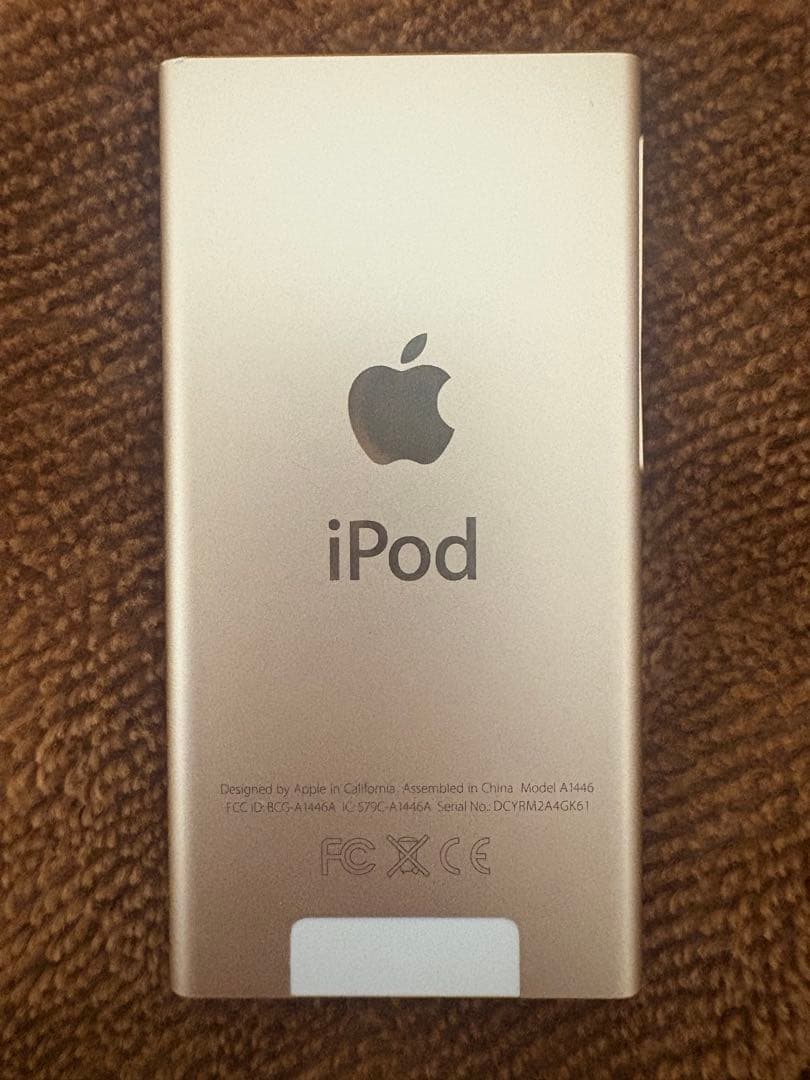 【動作確認済】iPod nano 第７世代 ゴールド16GB